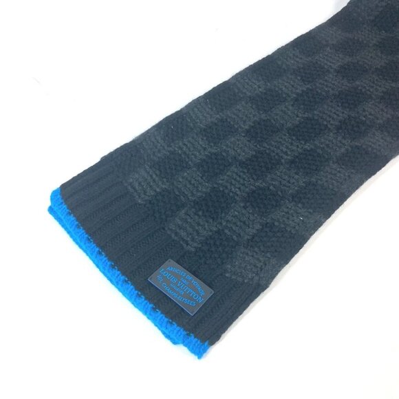 LOUIS VUITTON M75904 Damier Echarpes Helsinki TaigaArticles de Voyage Scarf - Picture 2 of 9